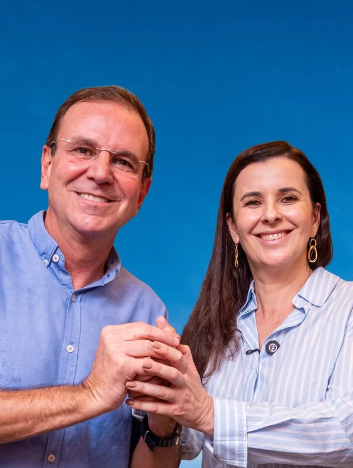 Eduardo Paes e Jane Reis