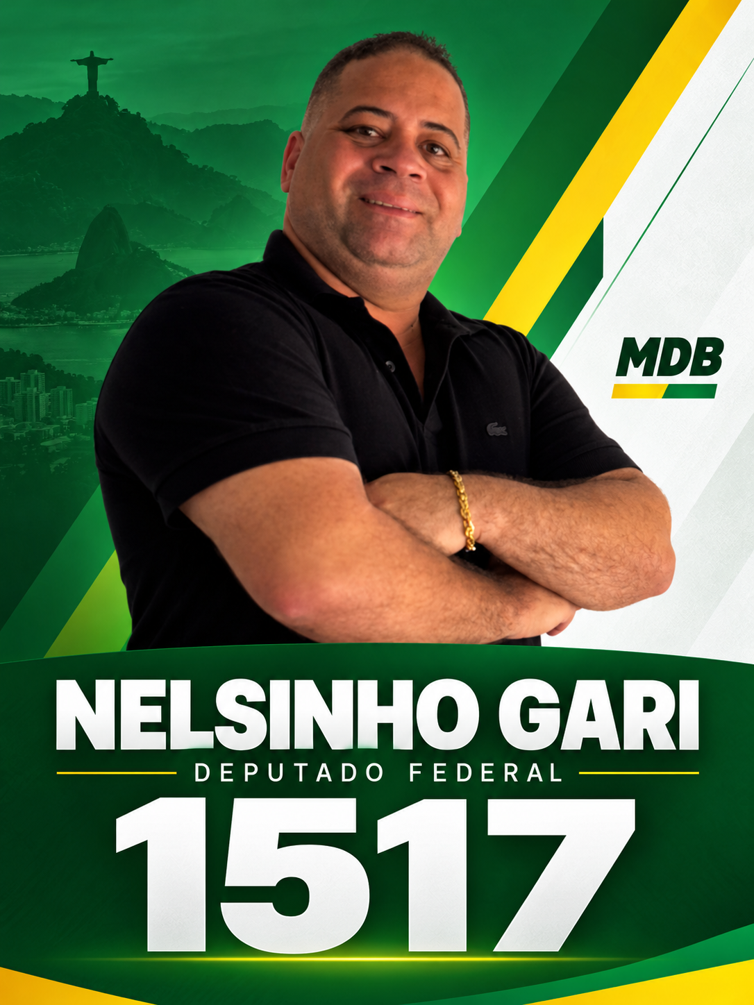 Nelsinho Gari — candidato a Deputado Federal pelo MDB RJ