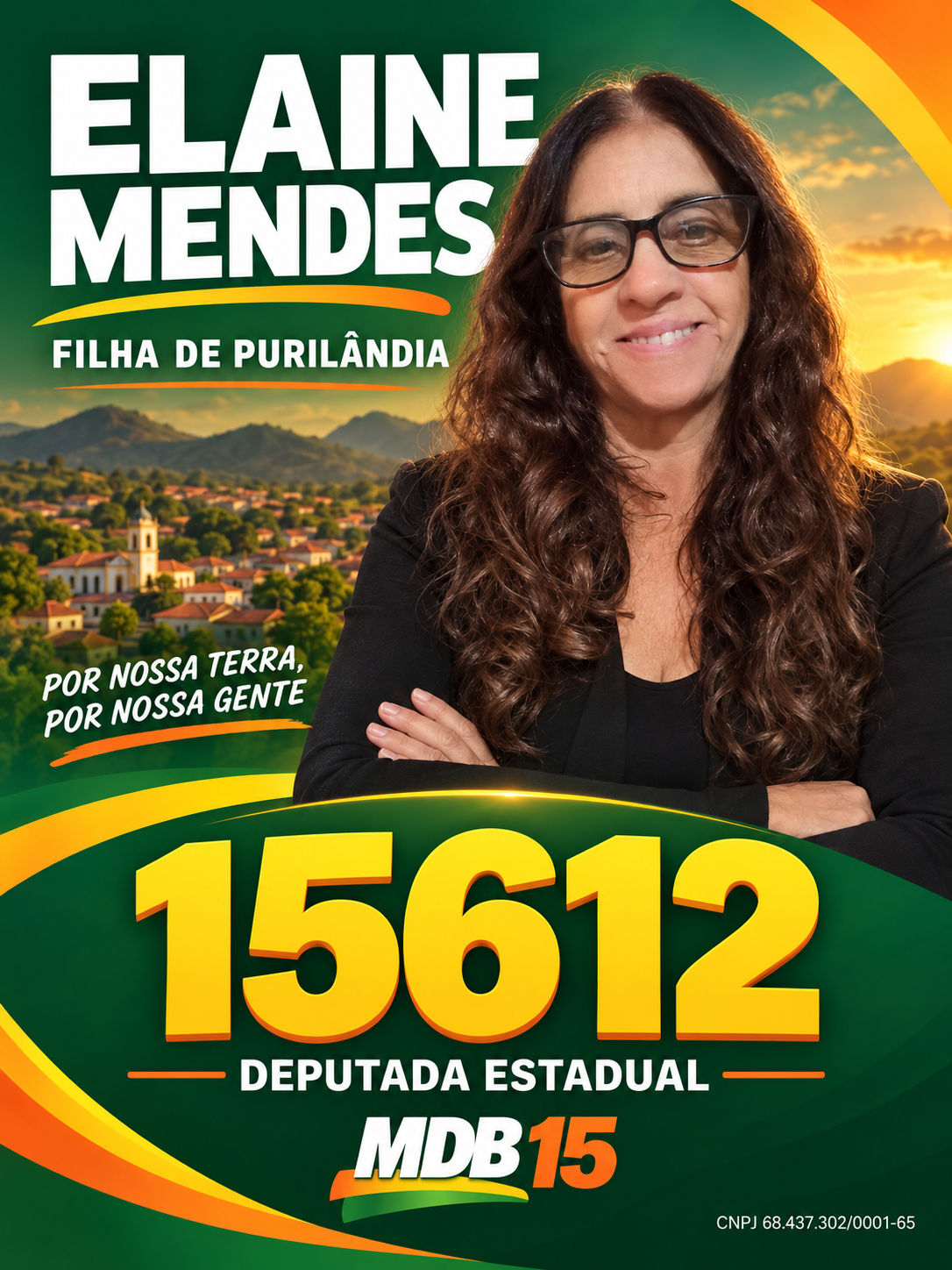 Elaine Mendes — candidato a Deputado Estadual pelo MDB RJ