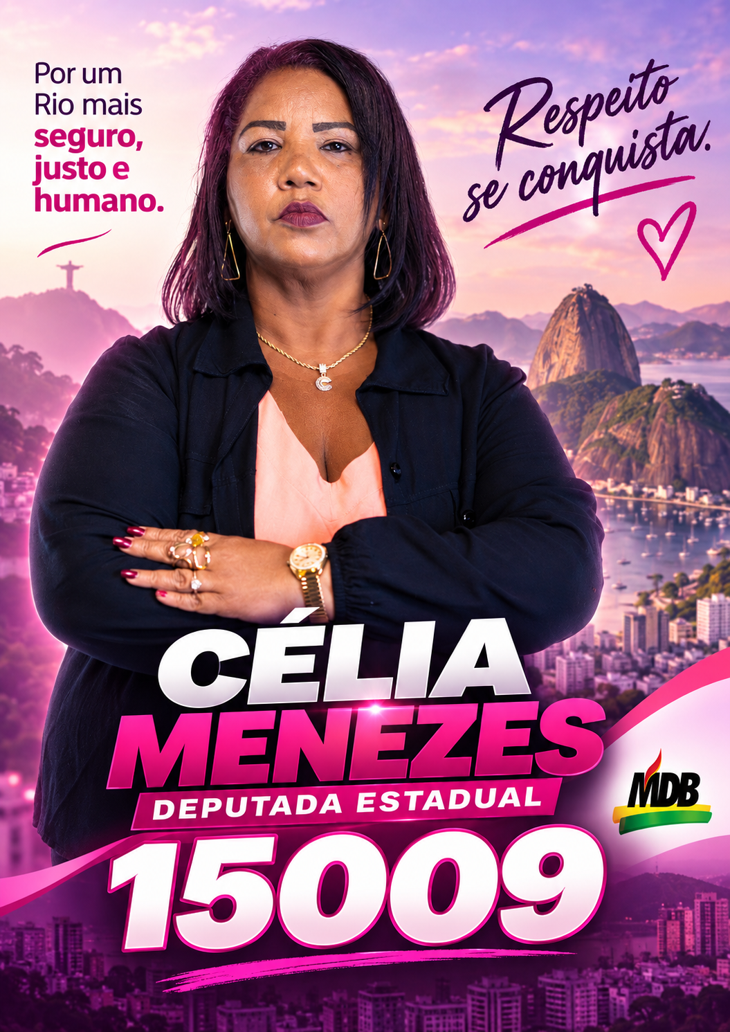 Celia Menezes — candidato a Deputado Estadual pelo MDB RJ