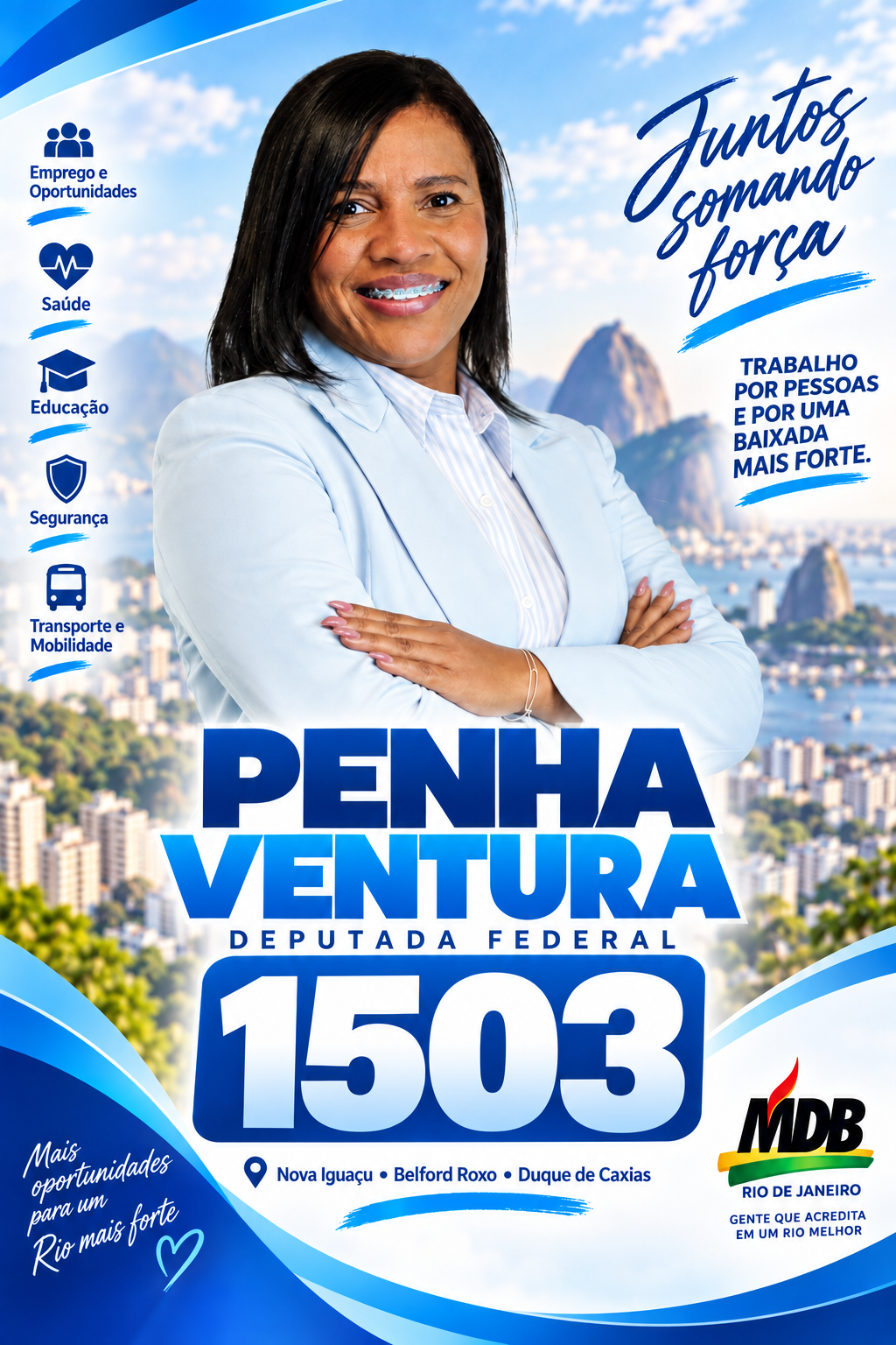 Penha Ventura — candidato a Deputado Federal pelo MDB RJ