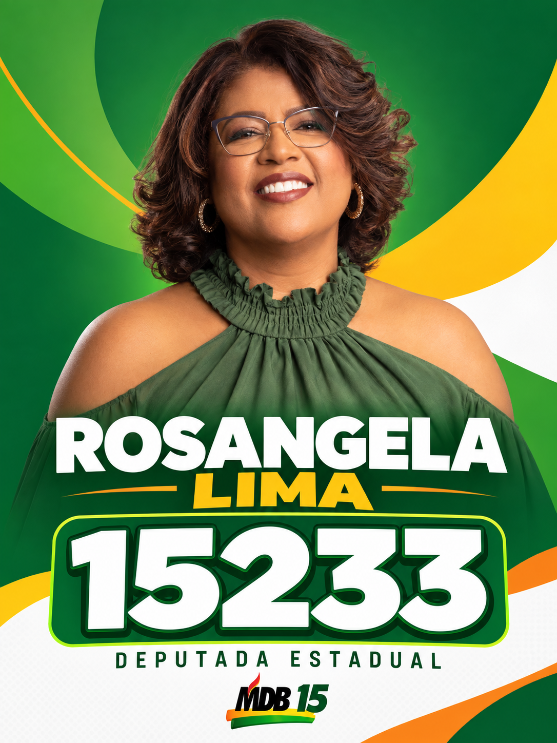 Rosangela Lima — candidato a Deputado Estadual pelo MDB RJ