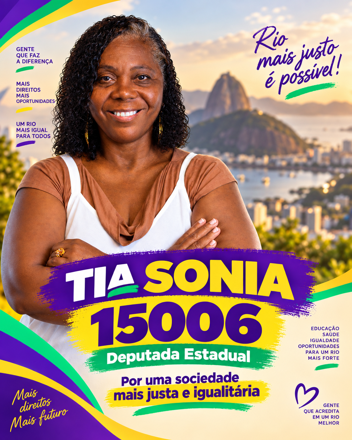Tia Sonia — candidato a Deputado Estadual pelo MDB RJ