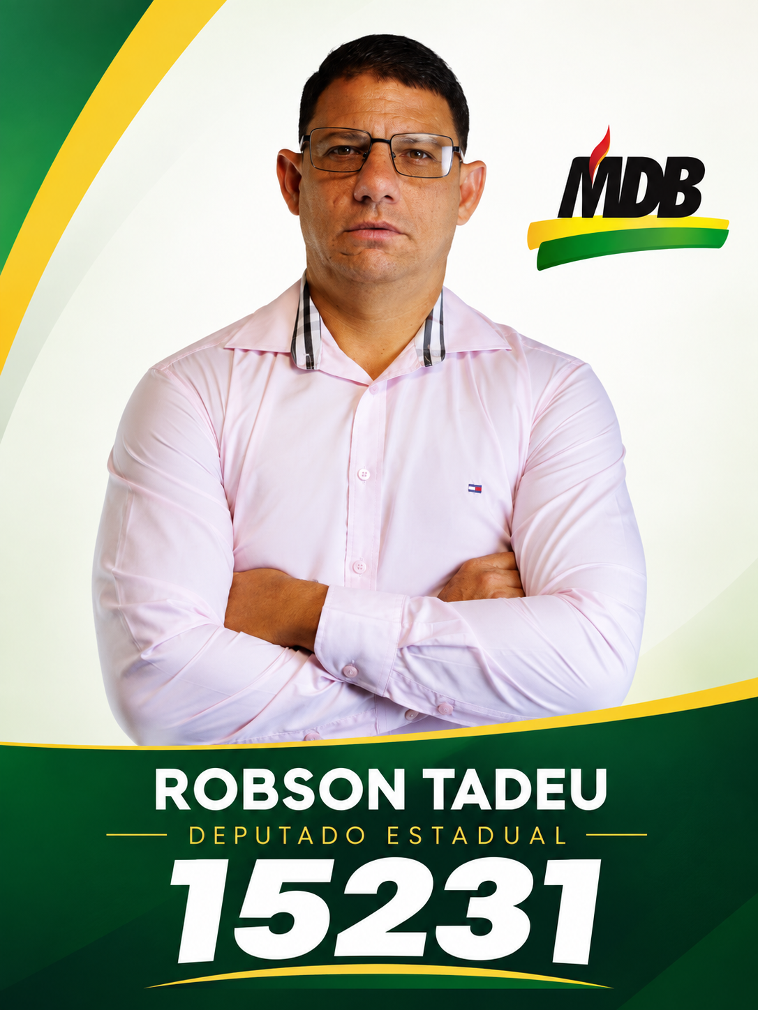 Robson Tadeu — candidato a Deputado Estadual pelo MDB RJ