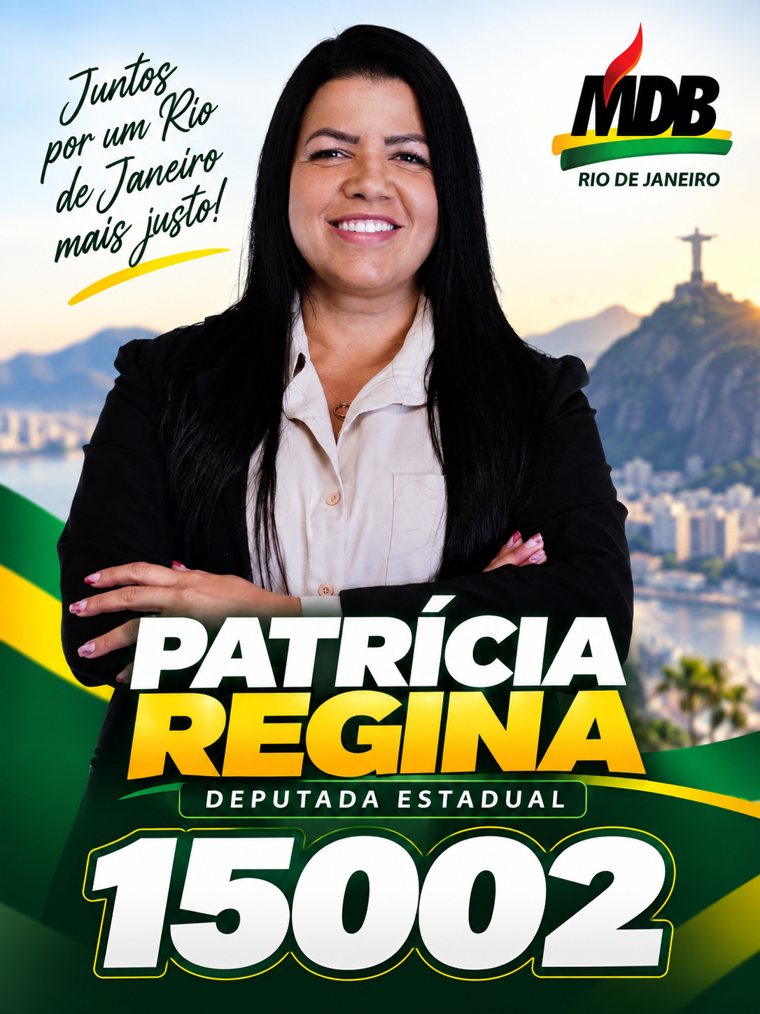 Patrícia Regina — candidato a Deputado Estadual pelo MDB RJ