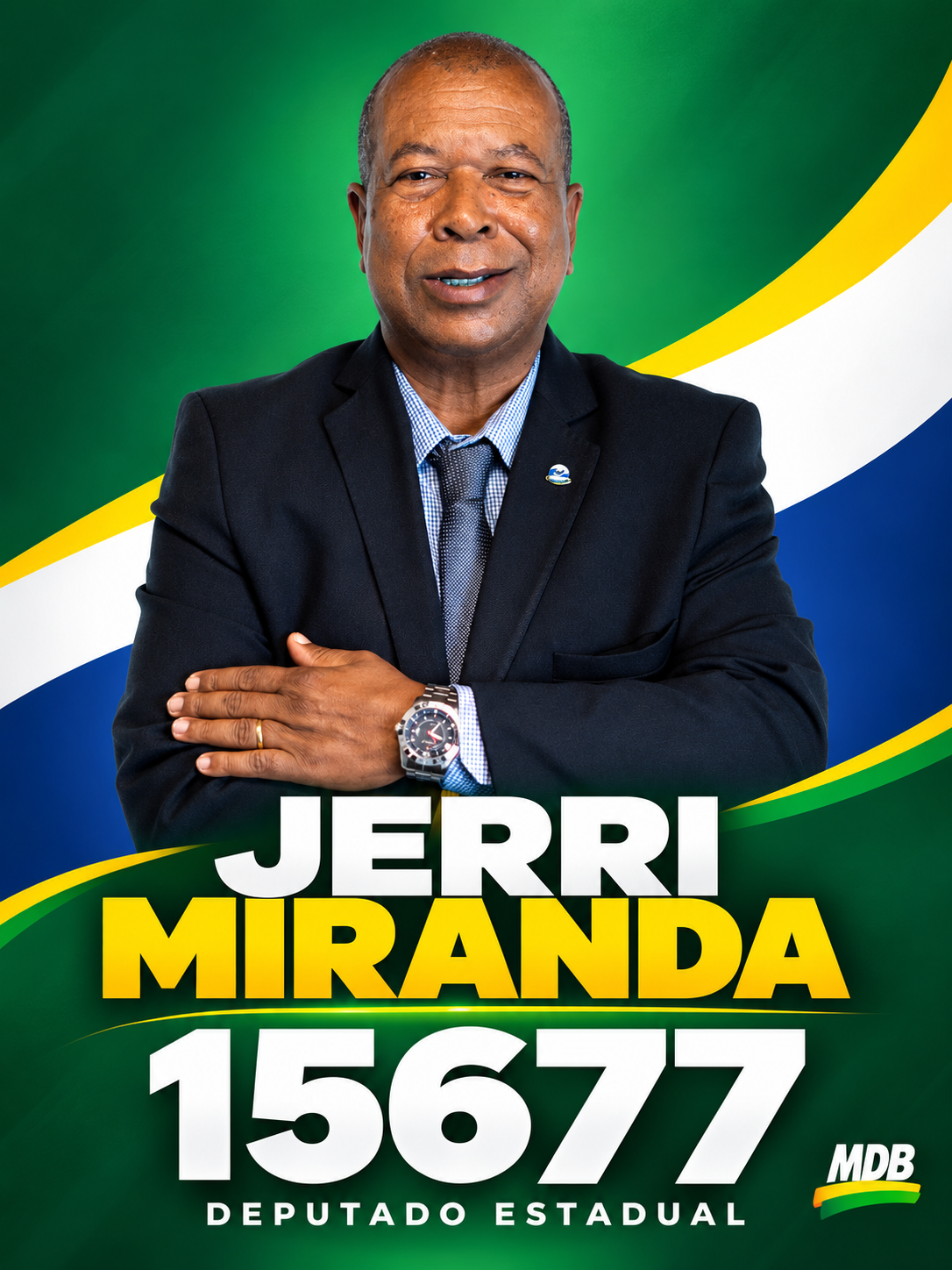 Jerri Miranda — candidato a Deputado Estadual pelo MDB RJ