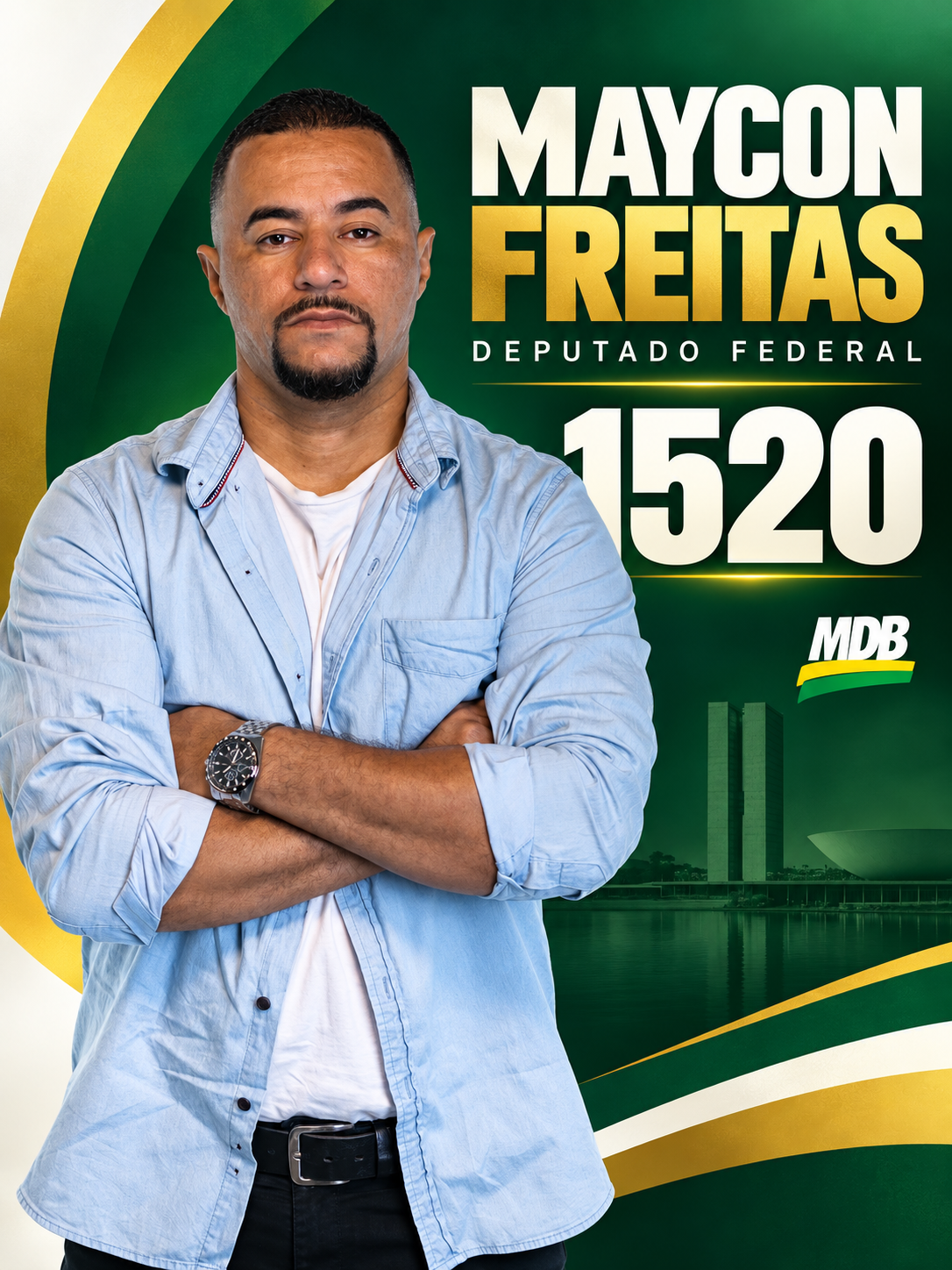 Maycon Freitas — candidato a Deputado Federal pelo MDB RJ