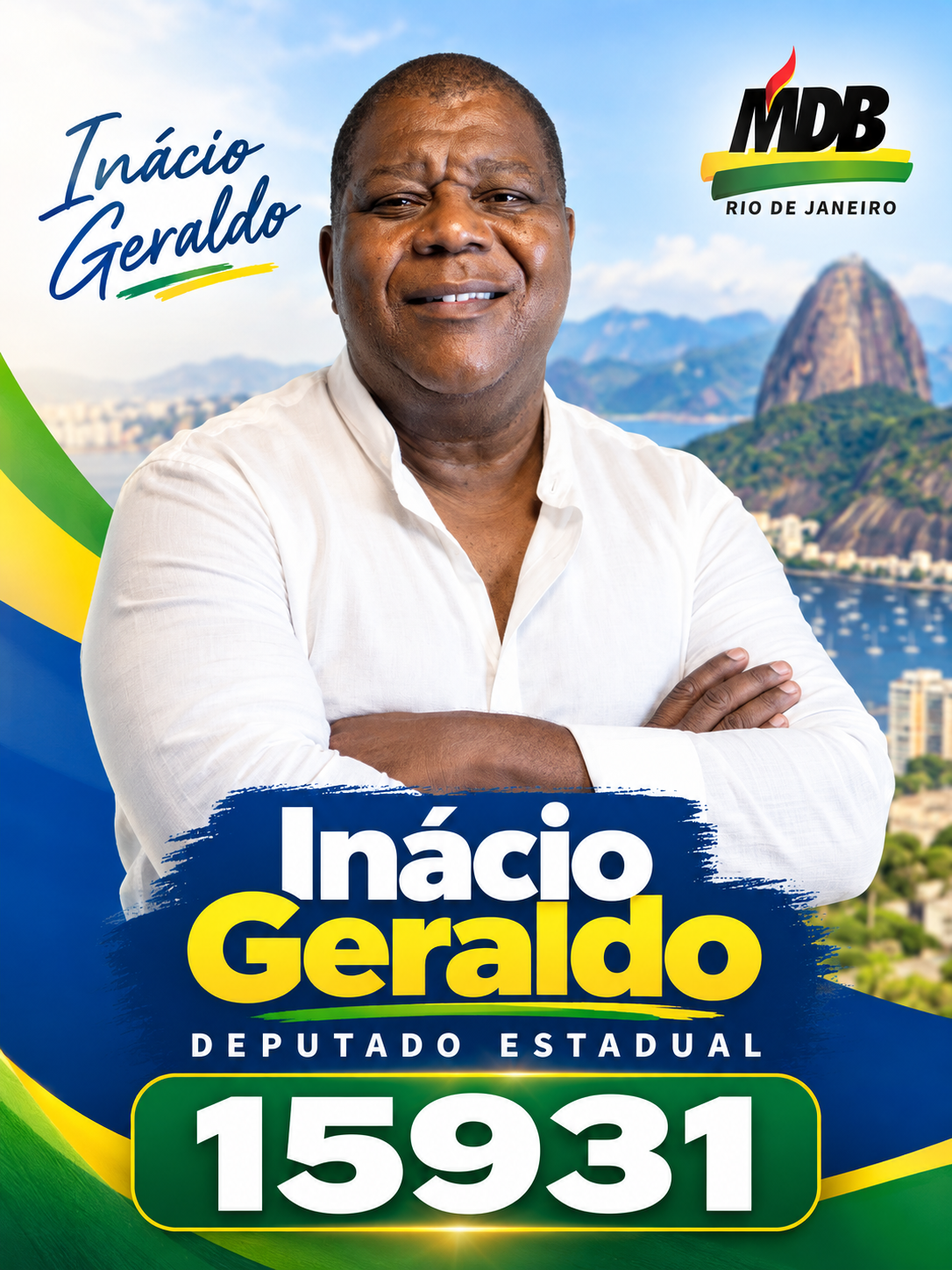 Inacio Gerado — candidato a Deputado Estadual pelo MDB RJ