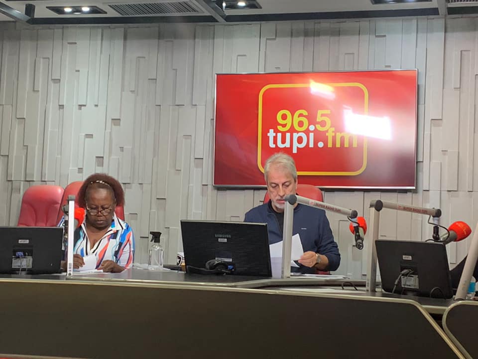 Vice-Presidente do MDB Afro-Racial RJ participa de entrevista na rádio Tupi FM